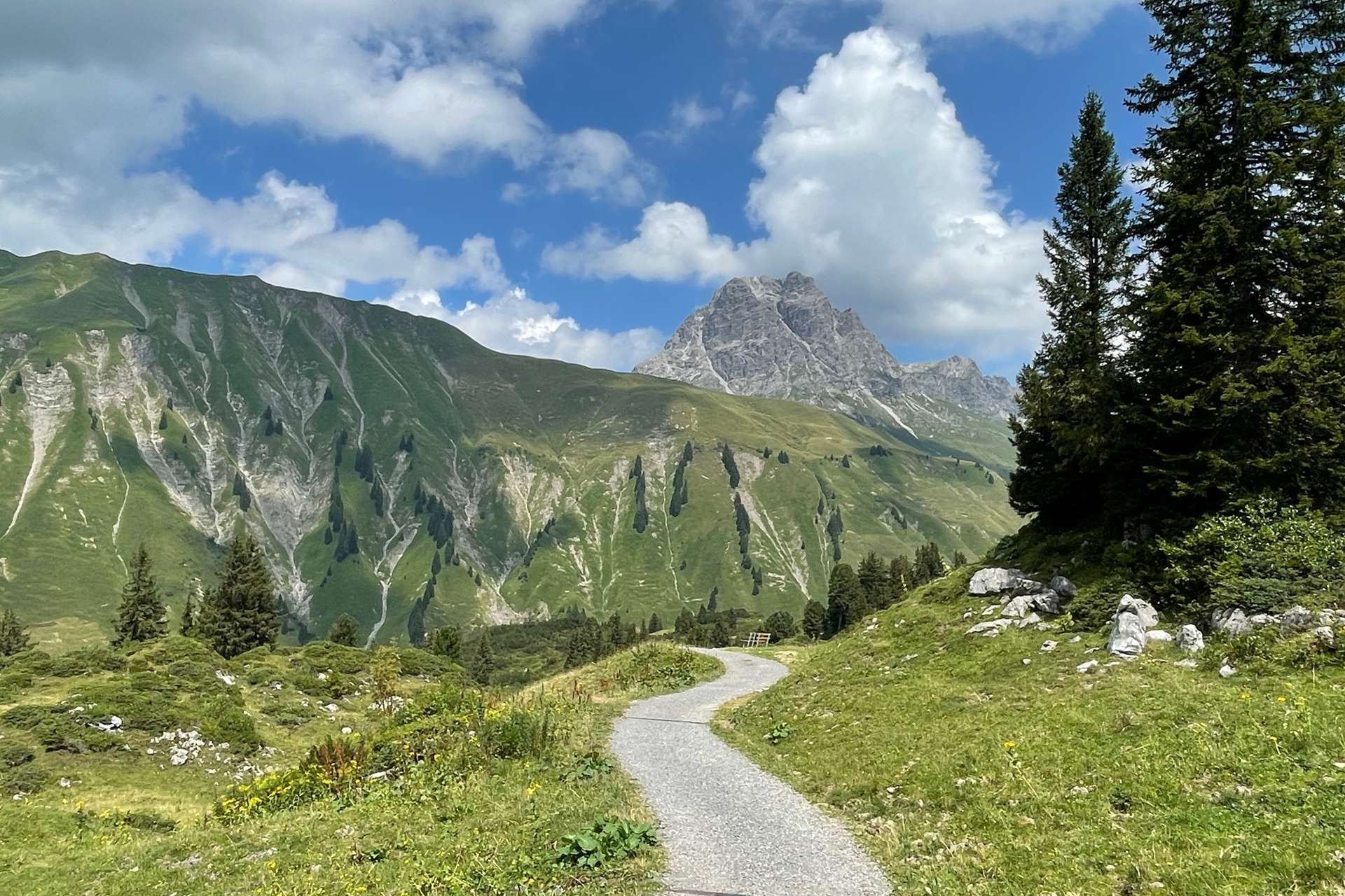 Wandergebiet am Arlberg in Österreich - das schönste Gebiet zum Wandern